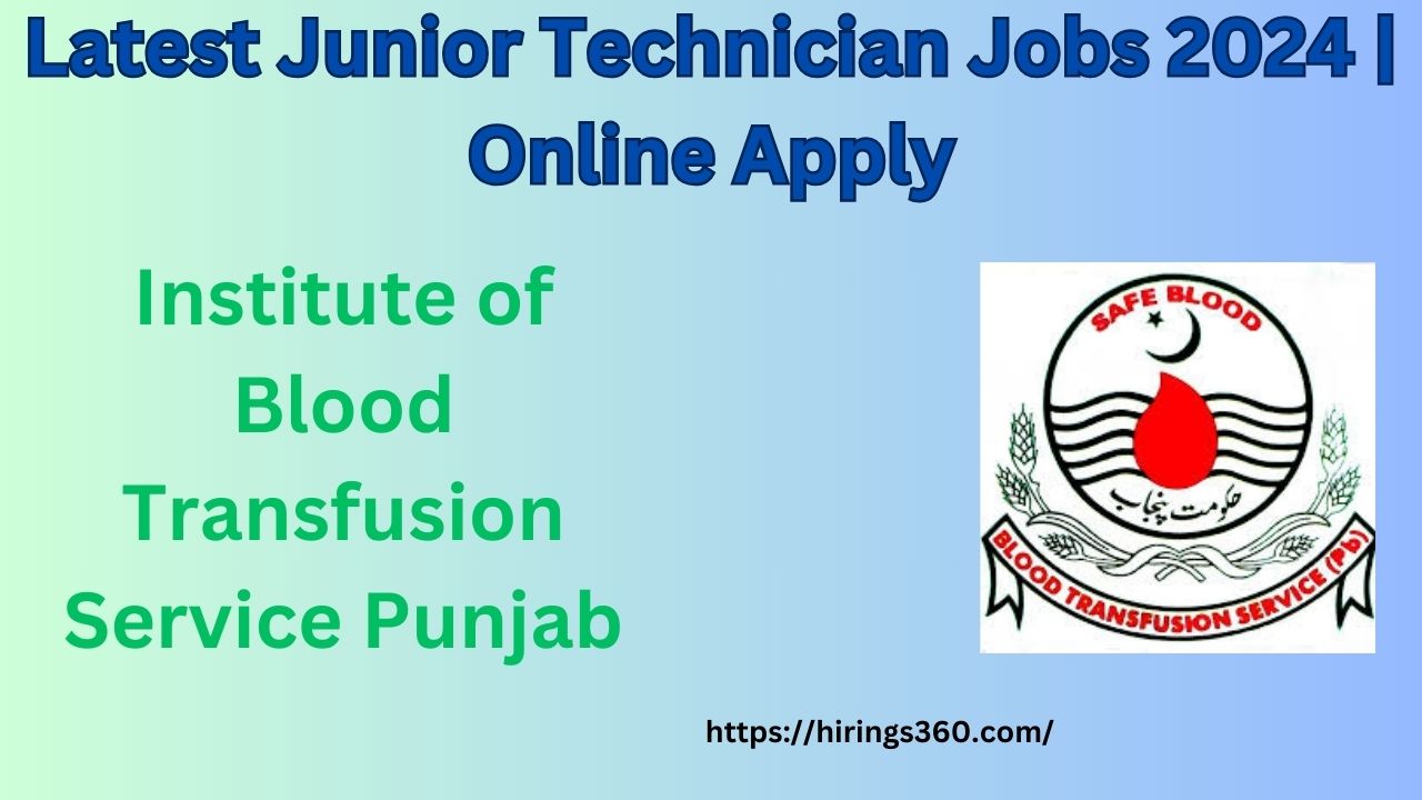 Latest Junior Technician Jobs 2024 | Online Apply